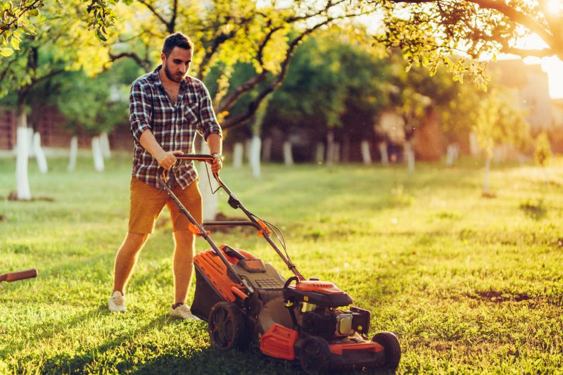 Mowing After Rain